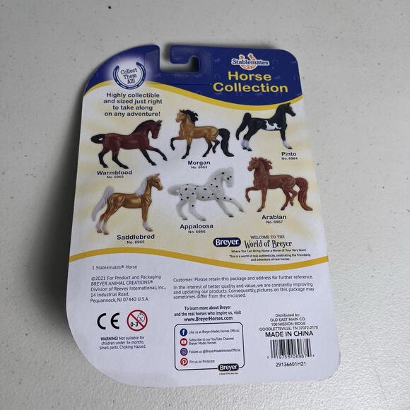 Breyer Stablemates Horse Collection Appaloosa Arabian Warmblood Toy Lot of 3 NEW - Picture 9 of 9